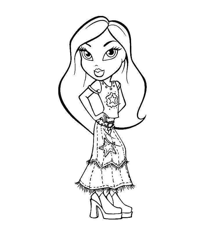 Desenho deBratz 24 para colorir