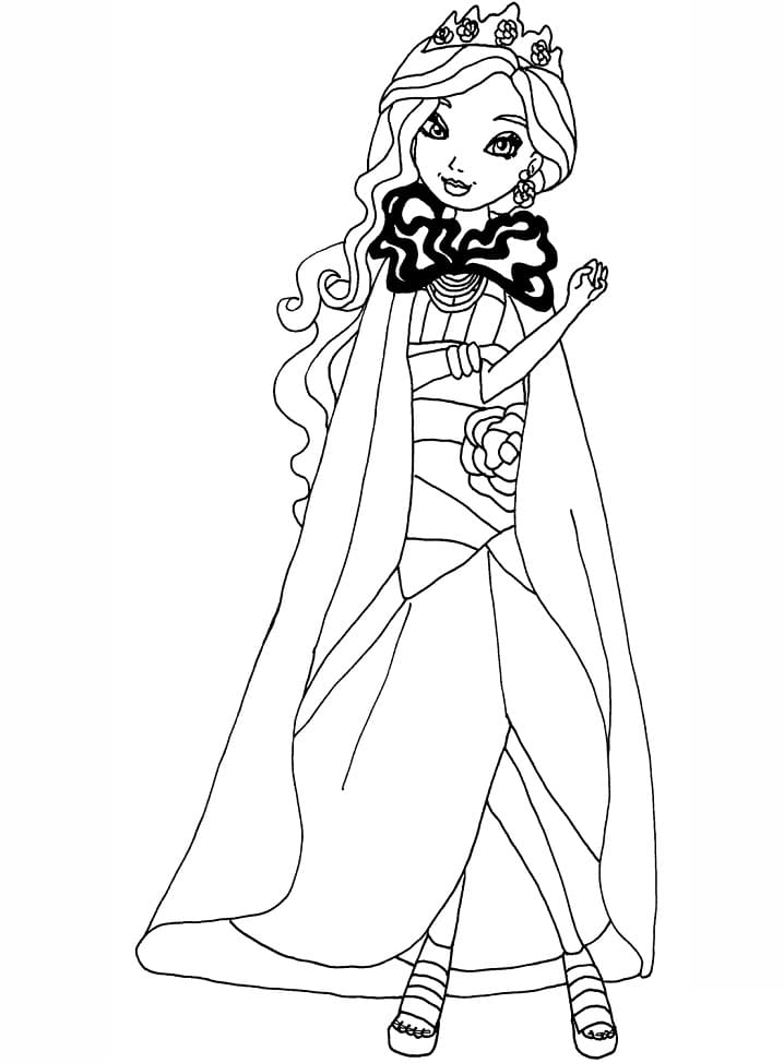 Desenho deBriar Beauty Ever After High para colorir