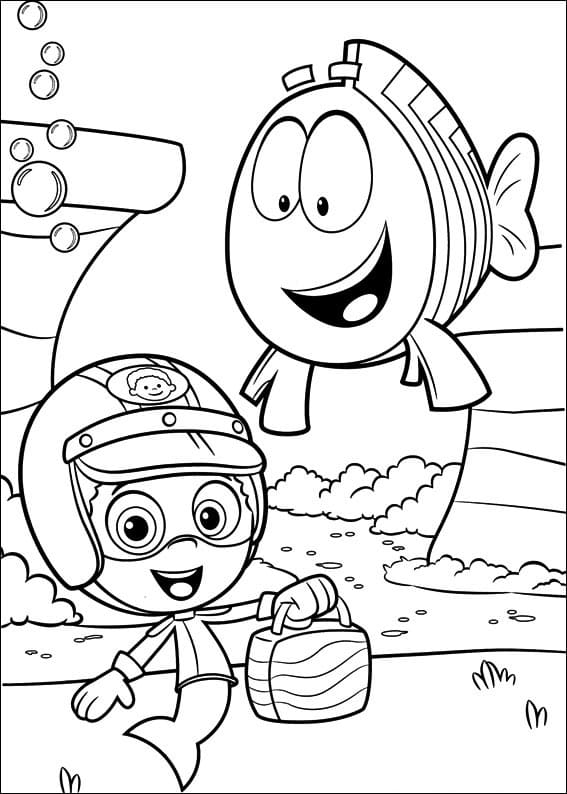 Desenho deBubble Guppies 8 para colorir