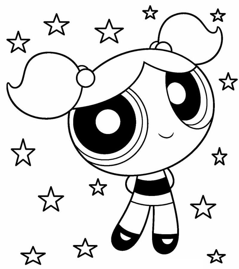 Desenho de Bubbles Incrível 1 para colorir