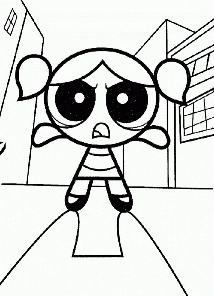 Desenho de Bubbles Incrível 4 para colorir