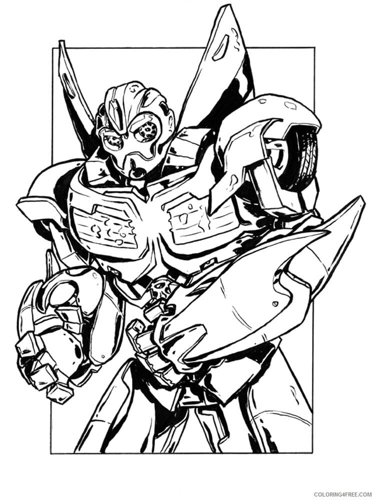 Desenho deBumblebee de Autobot para colorir