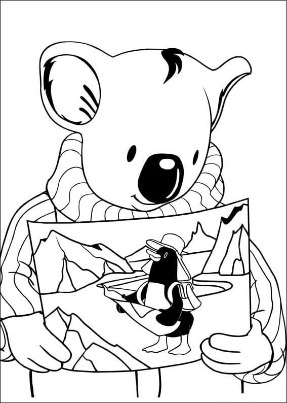 Desenho deBuster de Os Irmãos Koala para colorir