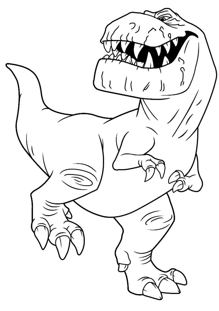 Desenho deButch de O Bom Dinossauro para colorir