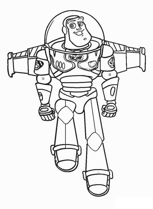 Desenho deBuzz Lightyear 4 para colorir