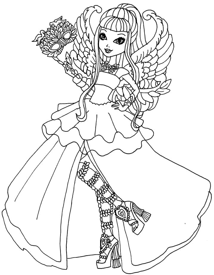 Desenho deC.A Cupid para colorir