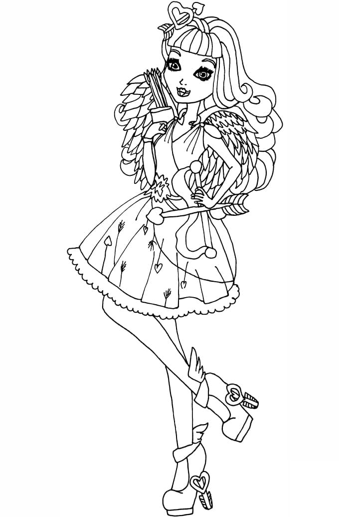 Desenho deCA Cupid Ever After High para colorir