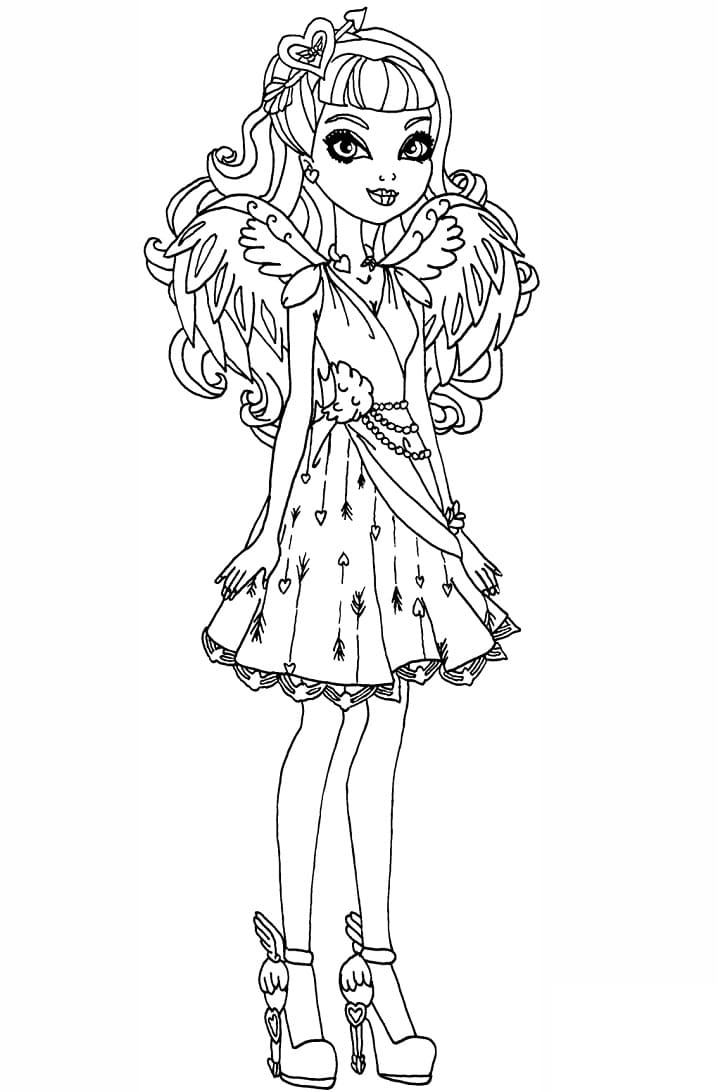 Desenho deCA cupid para colorir