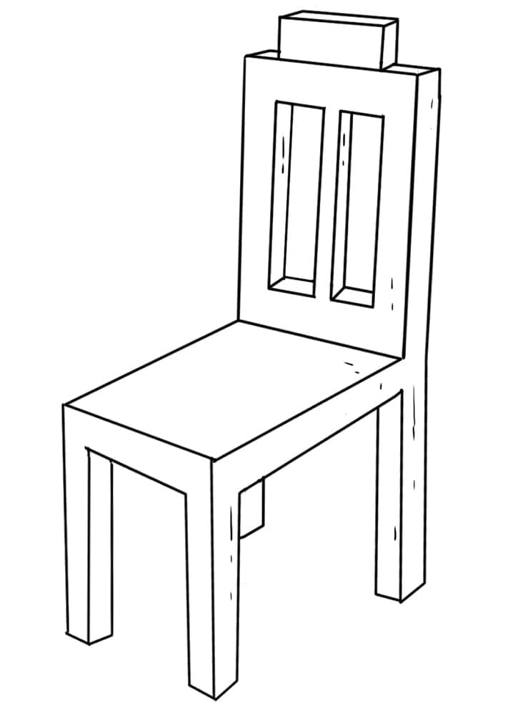 Desenho deCadeira 10 para colorir