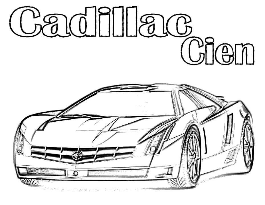 Desenho deCadillac Cien para colorir