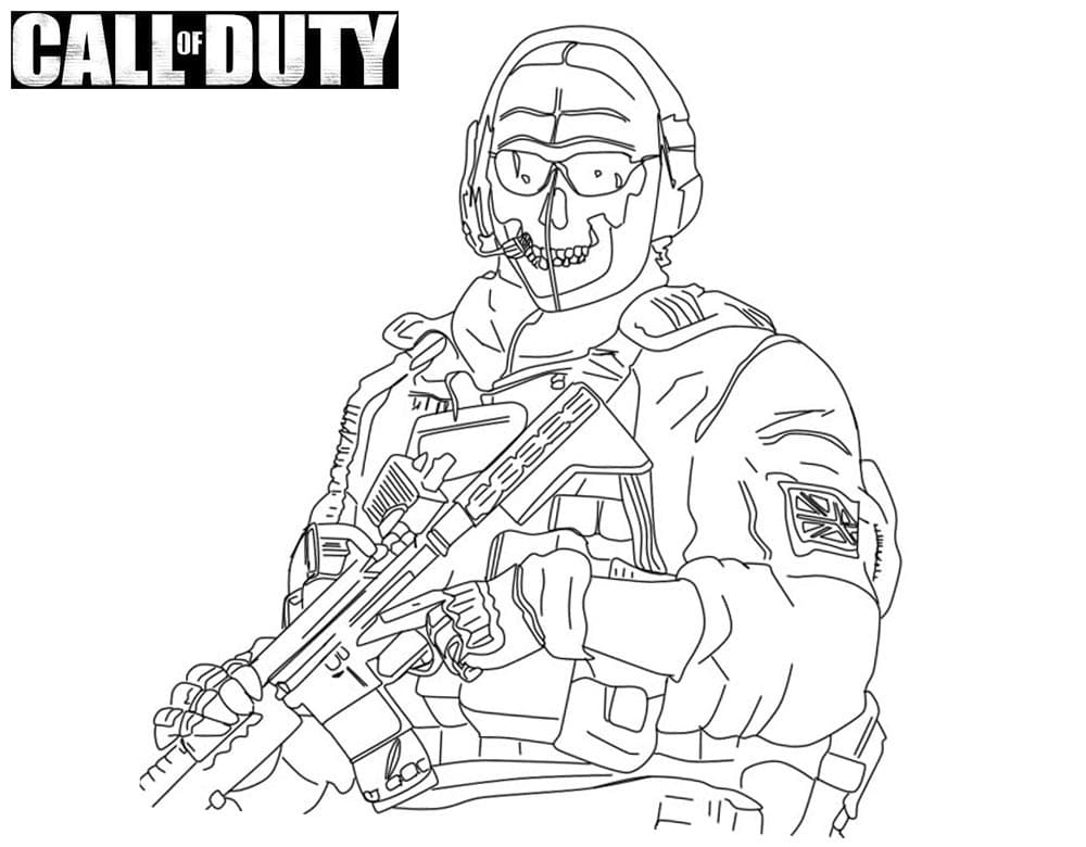 Desenhos de Call of Duty para colorir