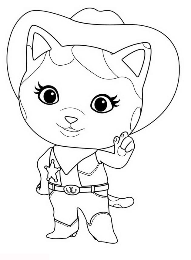 Desenho deCallie no Oeste 1 para colorir