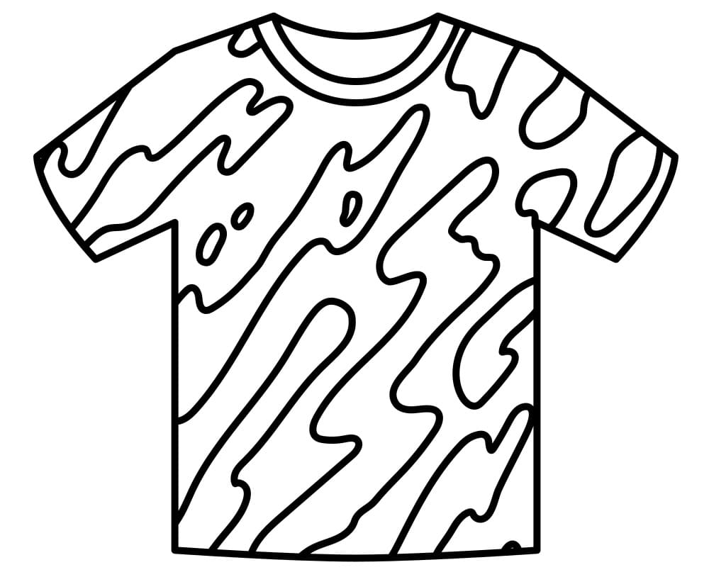 Desenho deCamiseta 11 para colorir