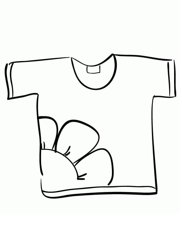 Desenho deCamiseta 12 para colorir