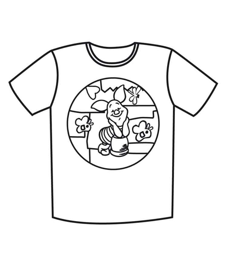 Desenho deCamiseta 13 para colorir