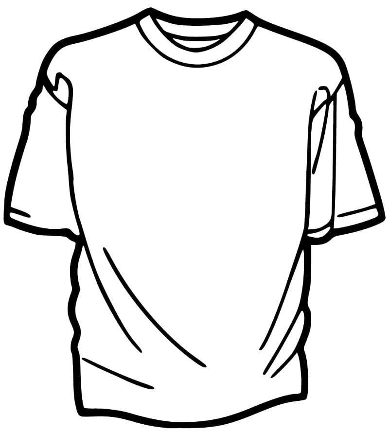 Desenho deCamiseta 4 para colorir