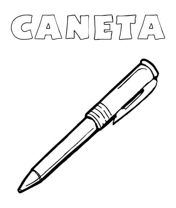 Desenhos de Caneta para colorir