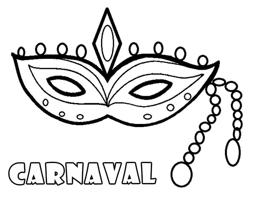 Desenho deCarnaval 19 para colorir