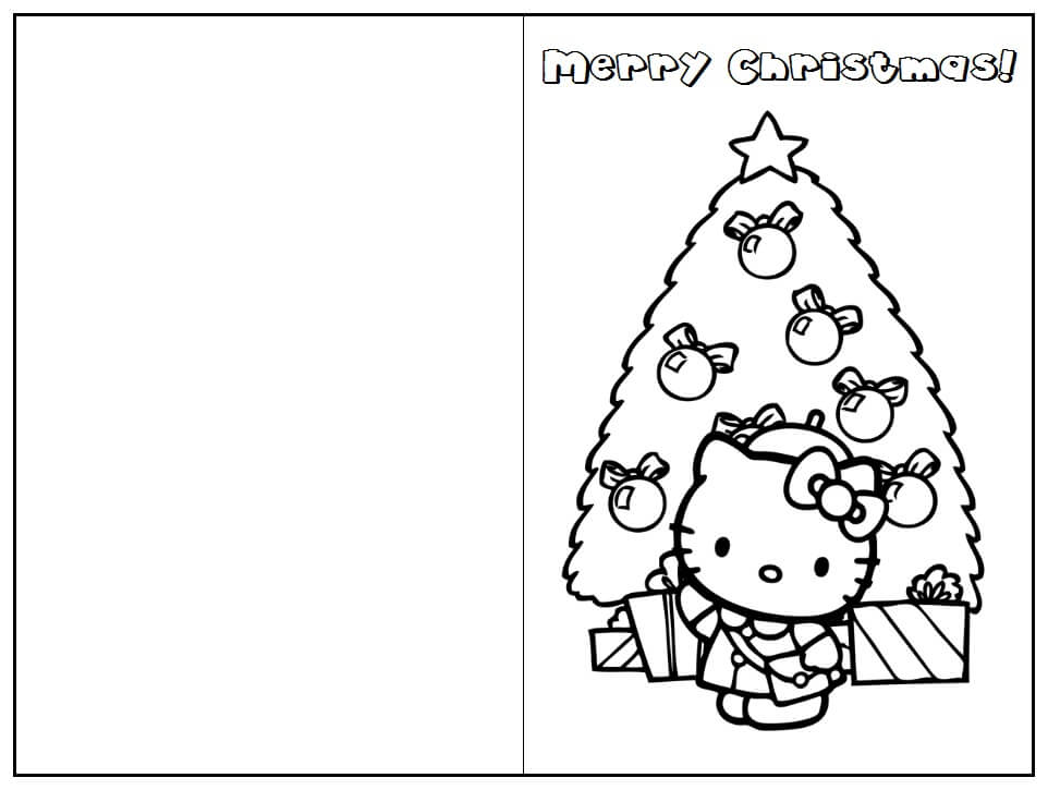 Desenho deCartão de Natal 11 para colorir