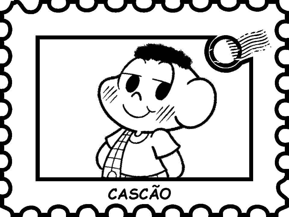 Desenho deCascão 7 para colorir