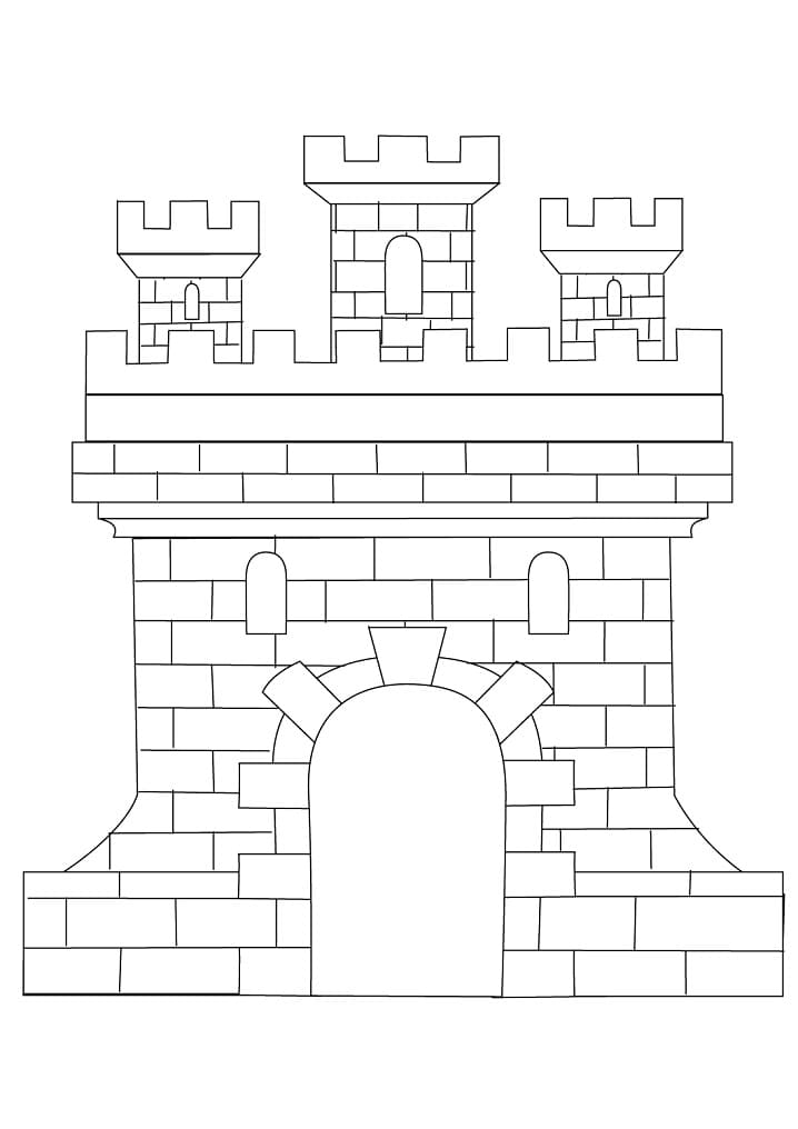 Desenho deCastelo Incrível 2 para colorir