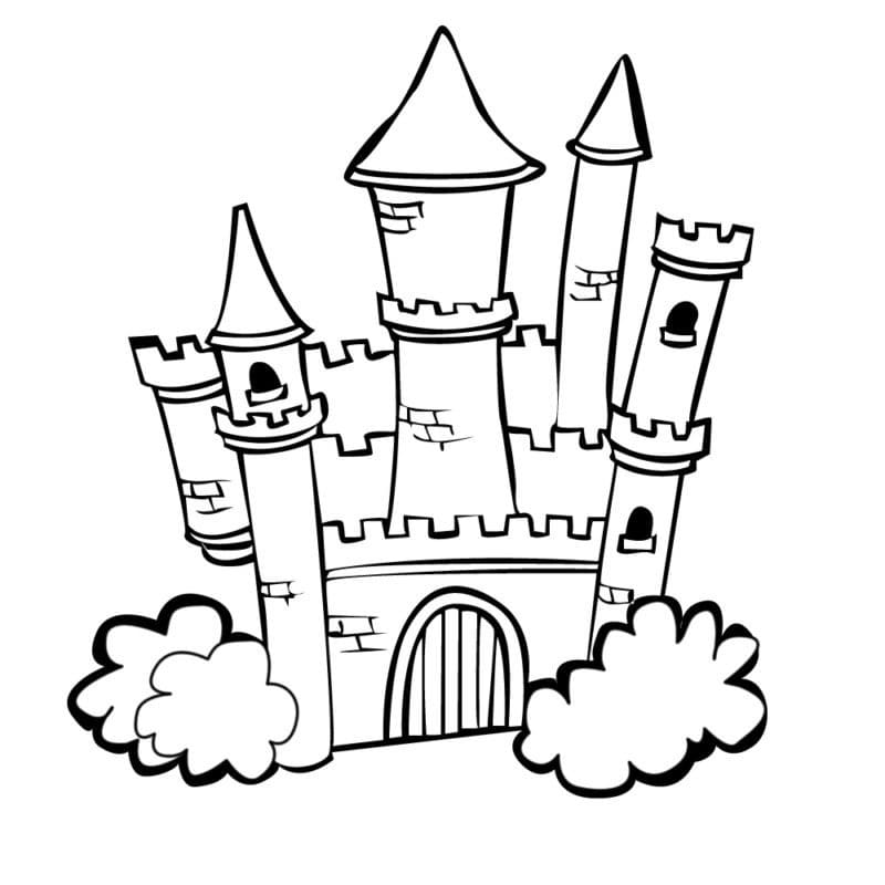 Desenho deCastelo Incrível 8 para colorir