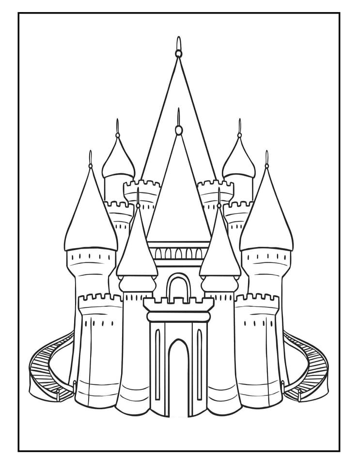 Desenho deCastelo Incrível 9 para colorir