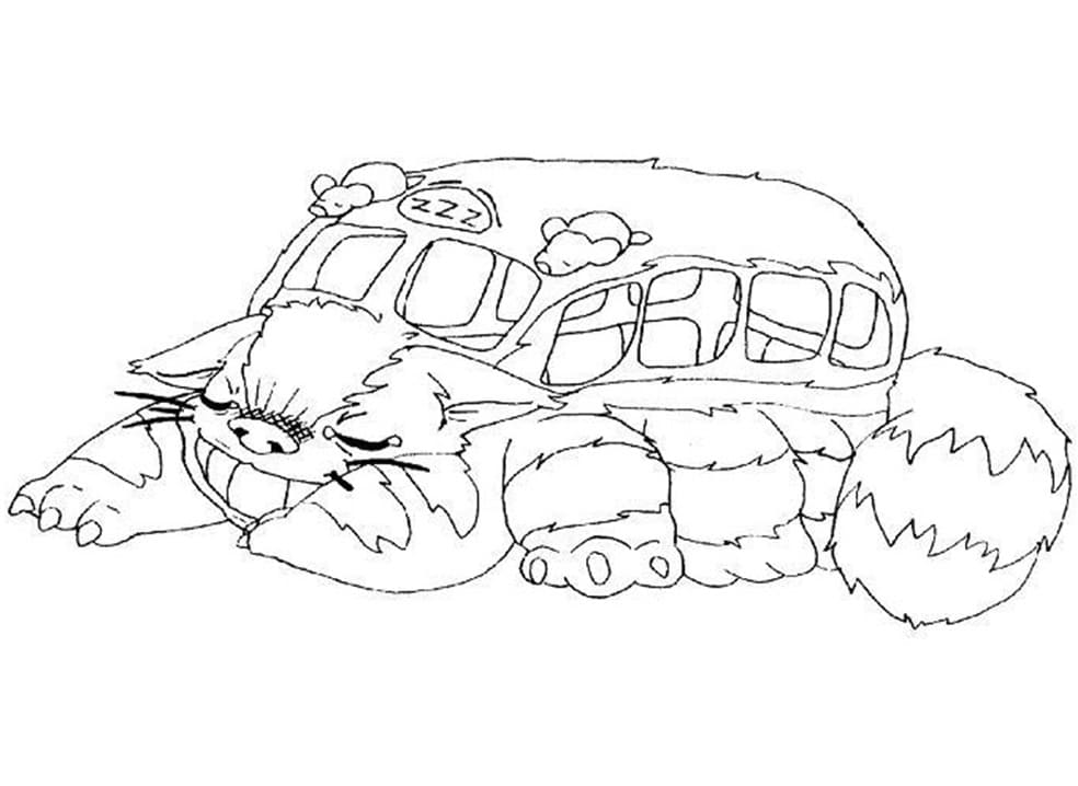 Desenho deCatbus 4 para colorir