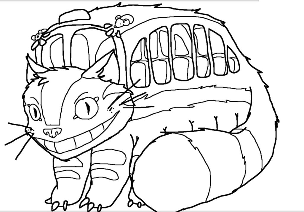 Desenho deCatbus para colorir