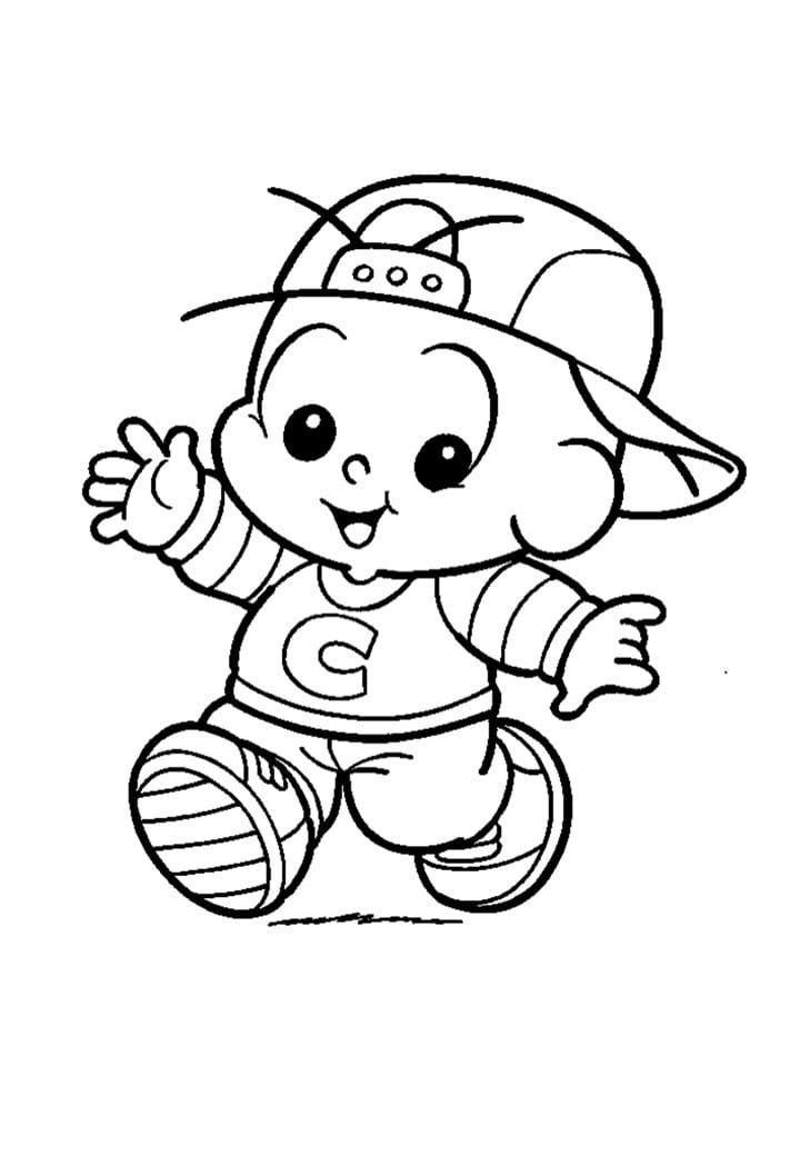 Desenho de Cebolinha 4 para colorir