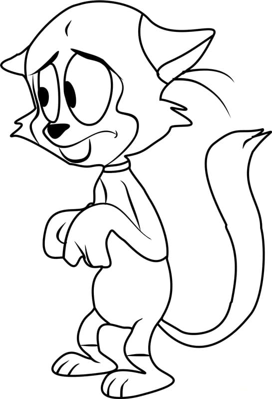 Desenho deChester de Bunnicula para colorir