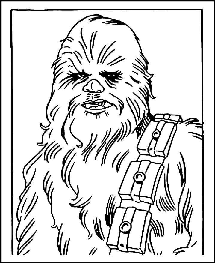 Desenho deChewbacca 1 para colorir