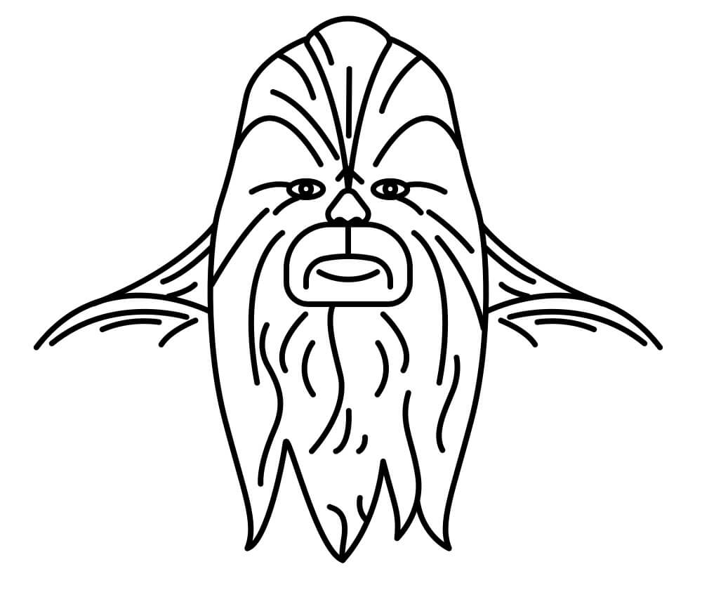 Desenho deChewbacca 3 para colorir