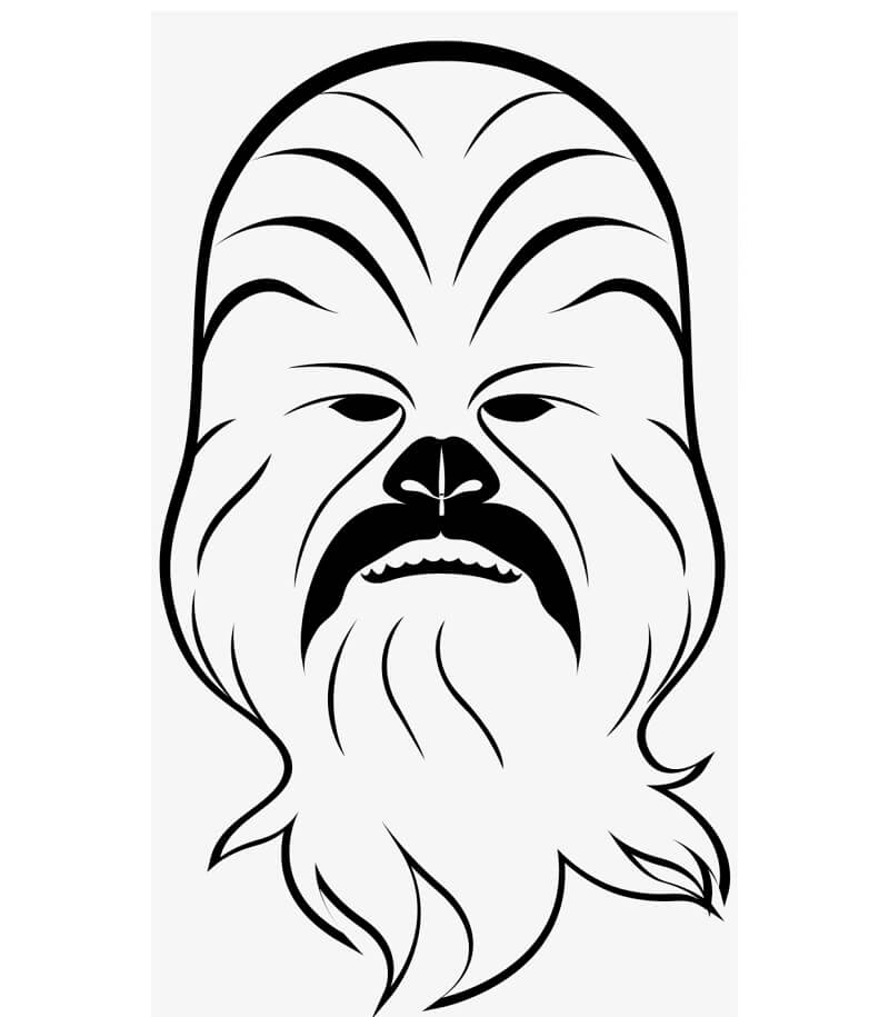 Desenho deChewbacca 4 para colorir