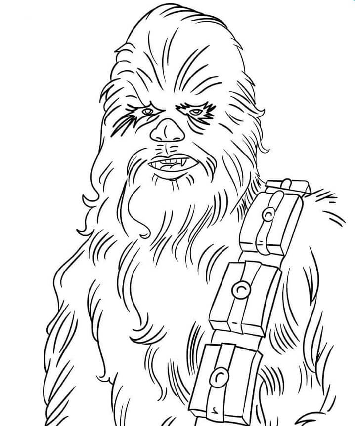 Desenho deChewbacca 6 para colorir