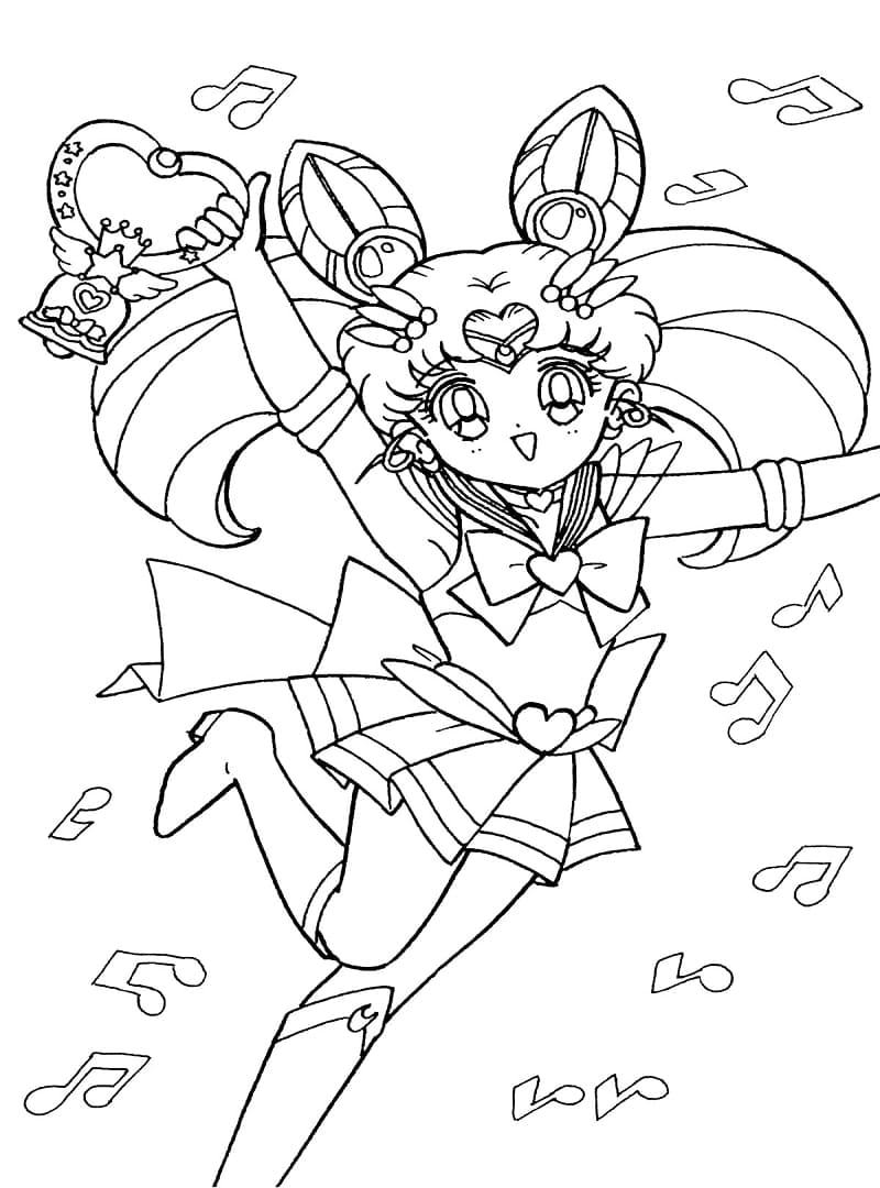 Desenho deChibiusa 2 para colorir