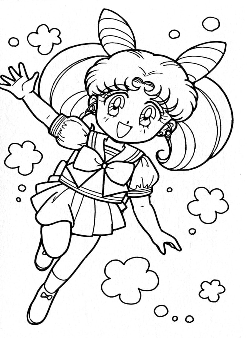 Desenho deChibiusa 3 para colorir