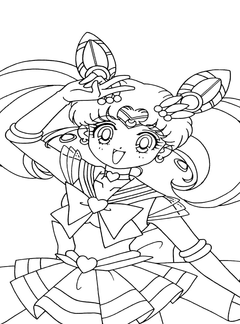 Desenho deChibiusa para colorir