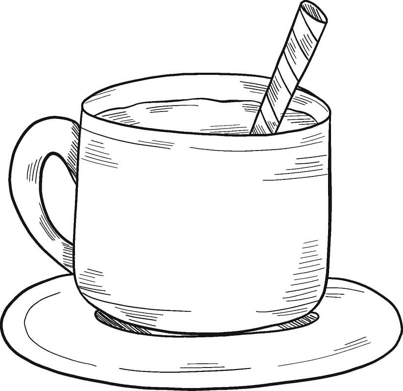 Desenho deChocolate Quente 7 para colorir