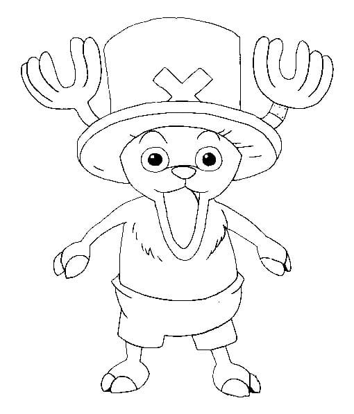 Desenho deChopper para colorir