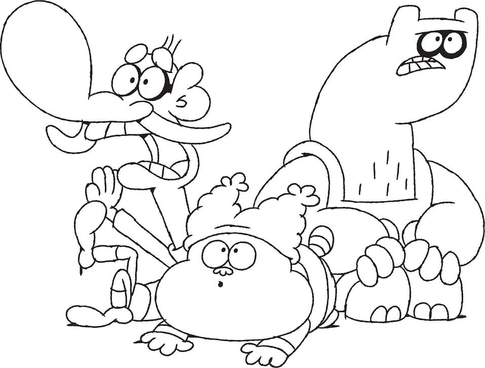 Desenhos de Chowder para colorir