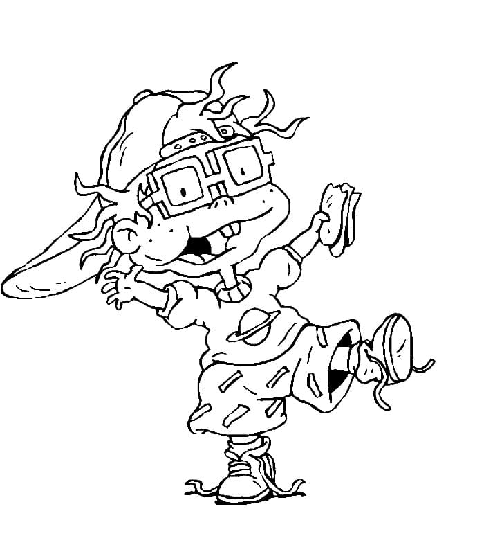 Desenho deChuckie de Rugrats para colorir