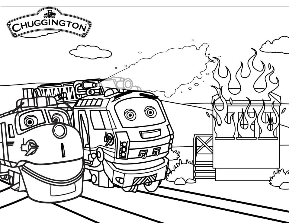 Desenhos de Chuggington para colorir