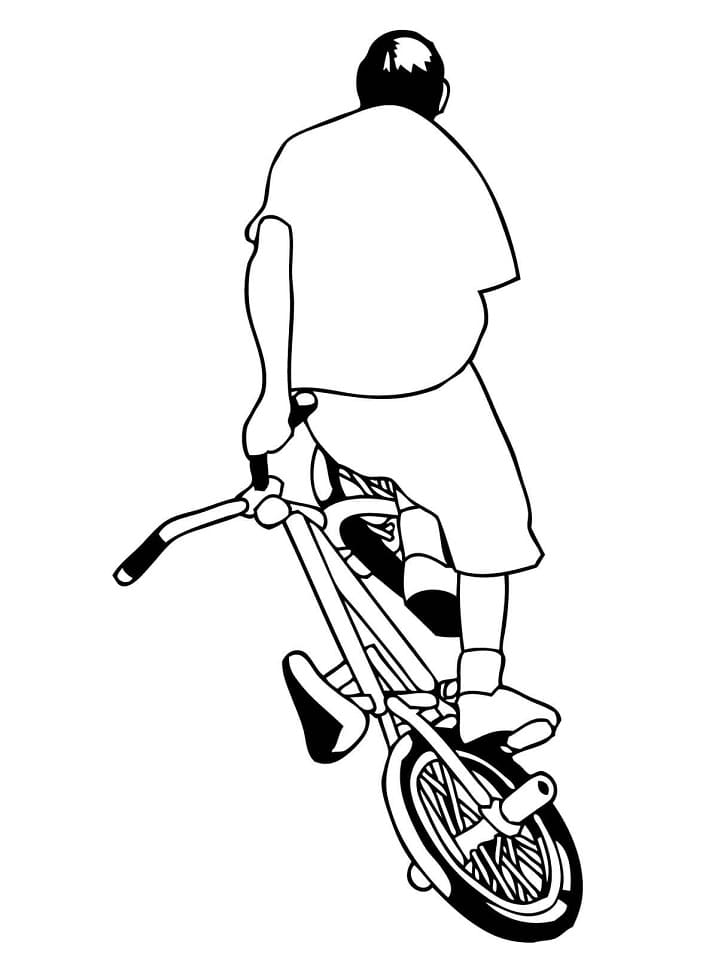 Desenho de Ciclismo 14 para colorir