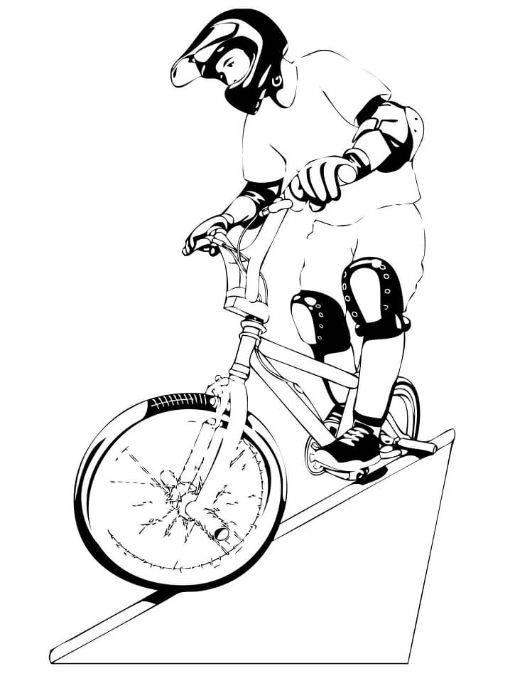 Desenho de Ciclismo 19 para colorir