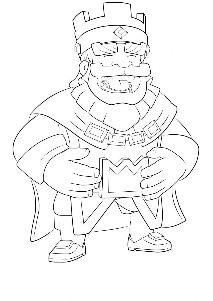 Desenho deClash Royale 1 para colorir