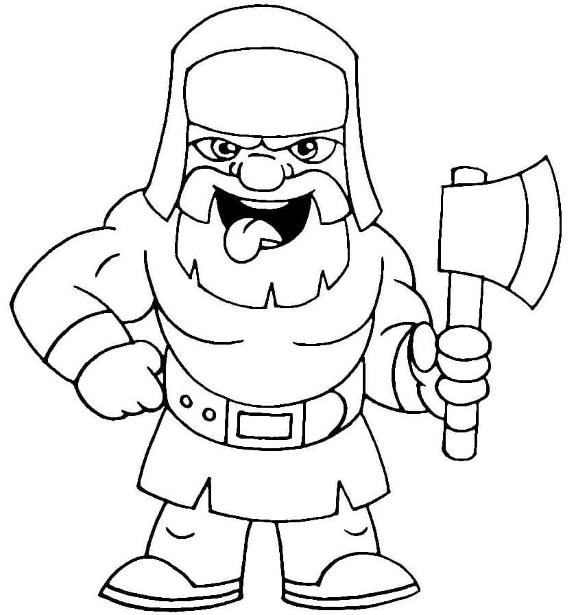 Desenho deClash Royale 11 para colorir