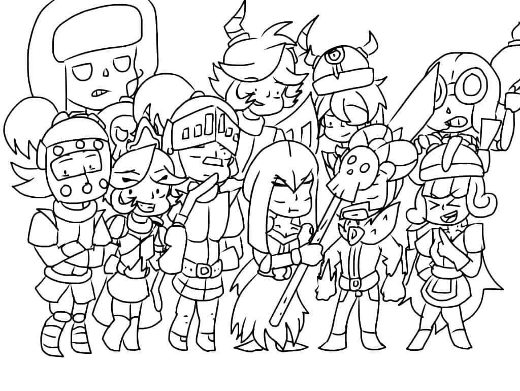 Desenho deClash Royale 16 para colorir