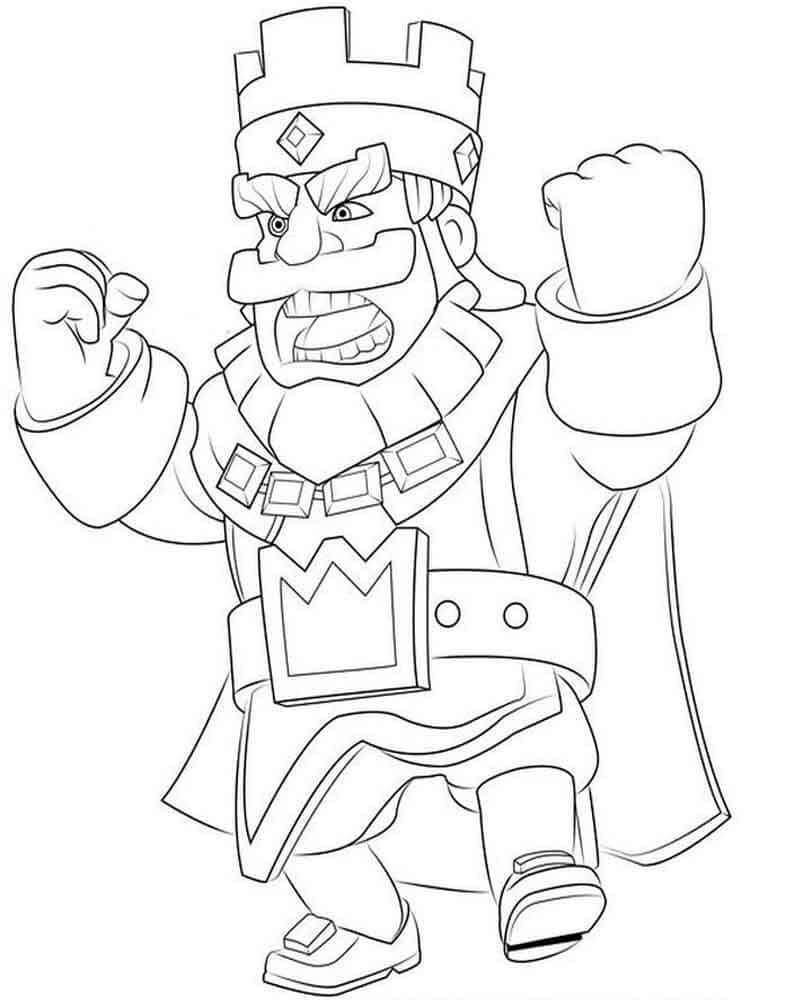 Desenho deClash Royale 19 para colorir