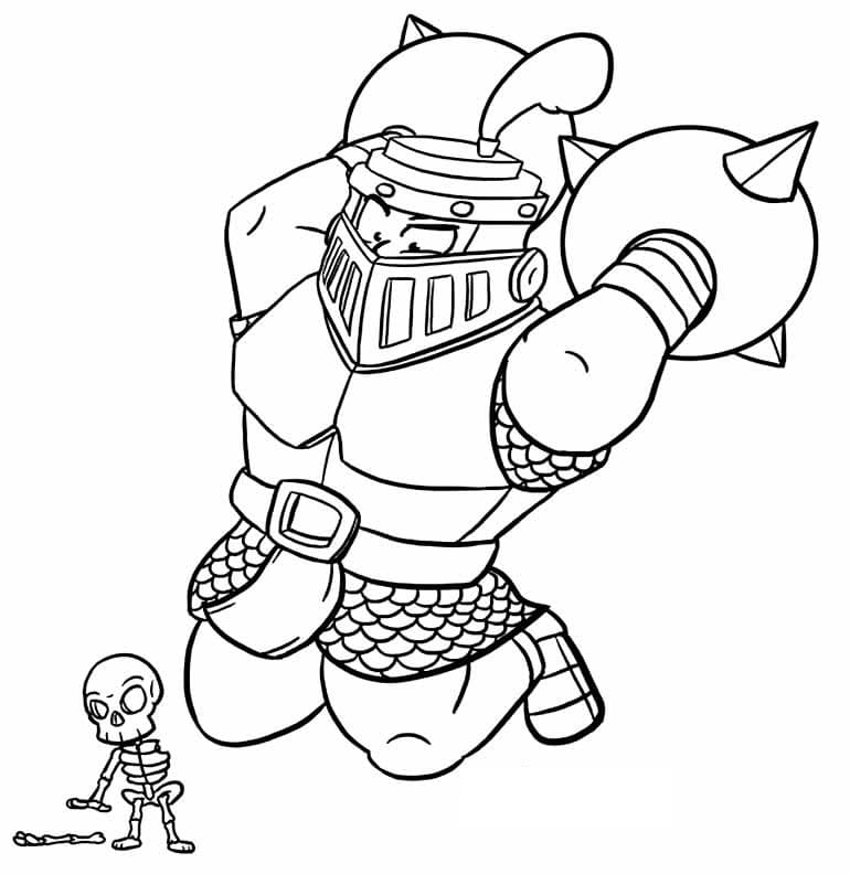 Desenho deClash Royale 2 para colorir